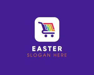 Mobile Shopping App Logo