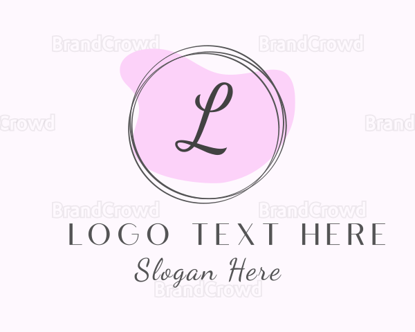 Fashion Pink Pastel Circle Logo | BrandCrowd Logo Maker