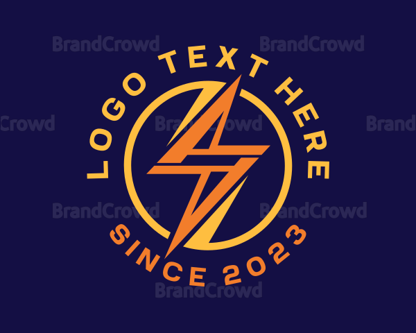Fast Electrical Bolt Logo