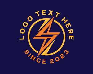 Logistic - Fast Electrical Bolt logo design