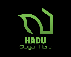 Application - Green Housing App logo design