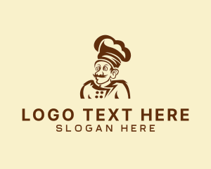 Toque - Old Chef Cartoon logo design