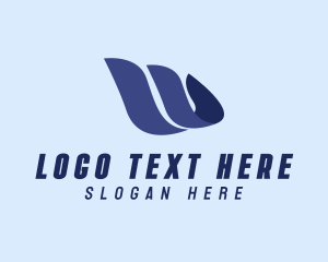 Financial - Professional Company Letter W logo design