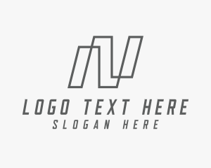 Freight - Logistics Delivery Letter N logo design
