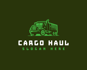 Military Truck Transport  logo design