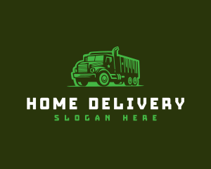 Military Truck Transport  logo design