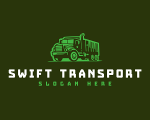 Military Truck Transport  logo design