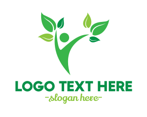Environment - Human Plant Environment logo design