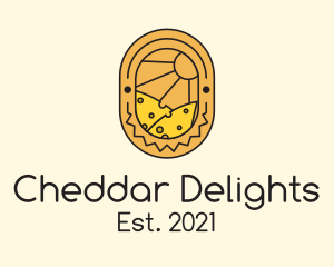 Cheddar - Cheese Sun Farm logo design