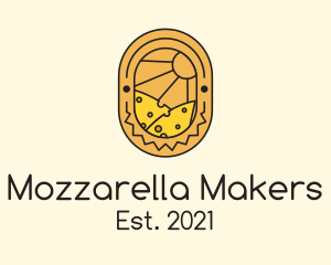 Mozzarella - Cheese Sun Farm logo design