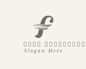 Lifestyle - Fashion Stylist Boutique Letter F logo design
