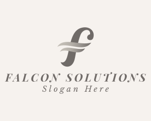 Fashion Stylist Boutique Letter F logo design