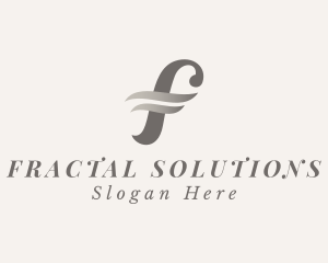 Fashion Stylist Boutique Letter F logo design