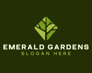 Nature Tree Garden logo design