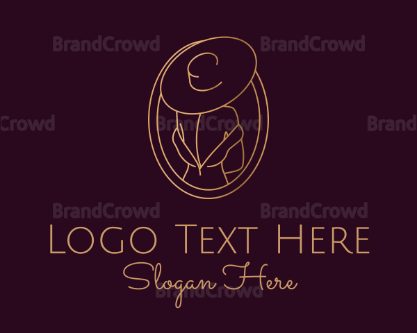 Luxury Fashionista Lady Logo