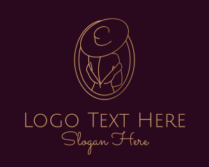 Tailor - Luxury Fashionista Lady logo design