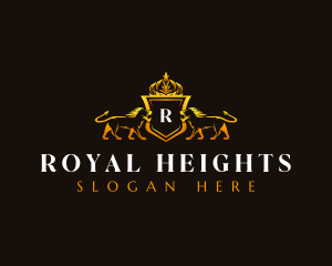 Royal Lion Crest logo design