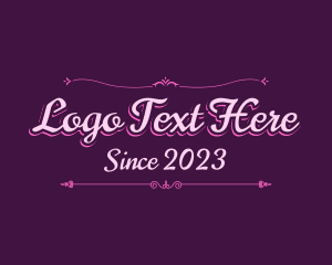 Elegance - Elegant Princess Text logo design