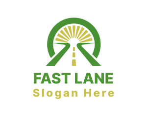 Highway - Sunrise Highway Road logo design