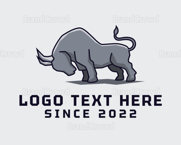 Charging Wild Bull Logo