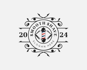 Grooming Barber Hairdressing logo design