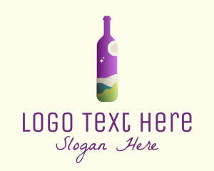 Beverage - Wine Liquor Travel logo design