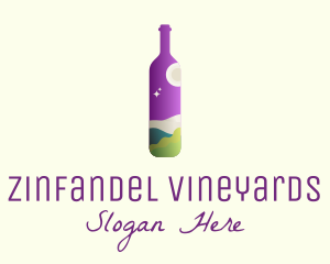 Wine Liquor Travel logo design