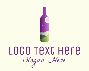 Liquor Store - Wine Liquor Travel logo design