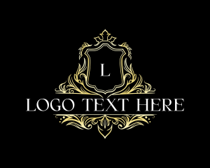 Shield - Elegant Luxury Ornamental logo design