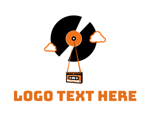 Record Label - Vintage Vinyl Tape logo design