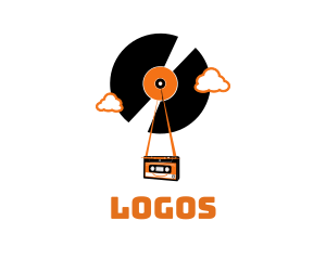 Disco - Vintage Vinyl Tape logo design