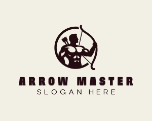 Strong Male Archery logo design