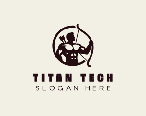 Strong Archer Titan logo design