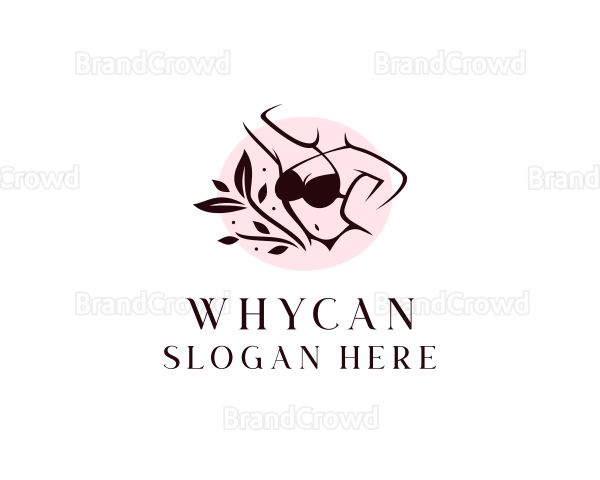 Sexy Woman Lingerie Logo