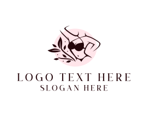 Fashion - Sexy Woman Lingerie logo design