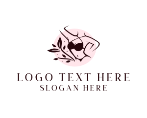 Sexy Woman Lingerie Logo