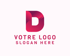 Elegant Gradient Letter D Logo