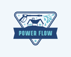 Power Washing Cleaning logo design