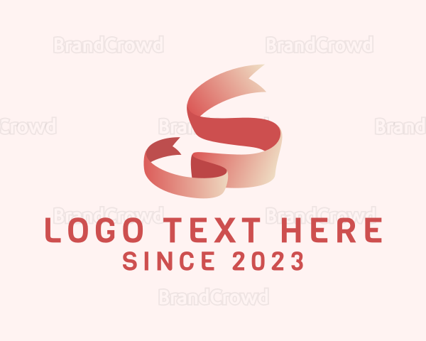 Fashion Boutique Ribbon Letter S Logo