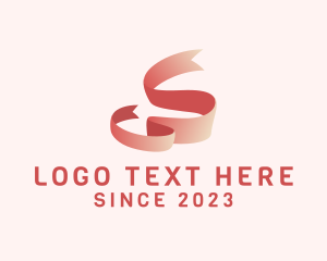 Fashion Designer - Fashion Boutique Ribbon Letter S logo design