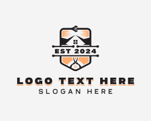 Level Meter - Home Repair Builder logo design