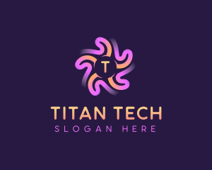 Tech AI Programming logo design