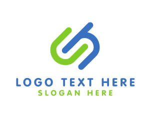 Letter S - Modern Digital Company logo design