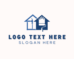 House Renovation Painting logo design