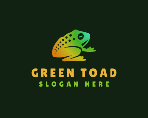 Frog Toad Gradient logo design