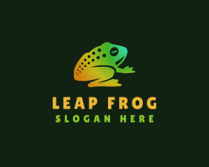 Frog Toad Gradient logo design