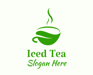 Natural Tea Drink logo design