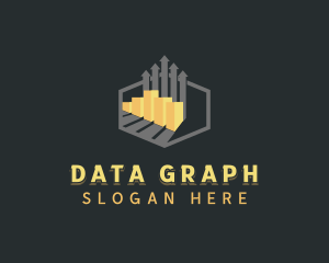 Financial Statistics Graph logo design