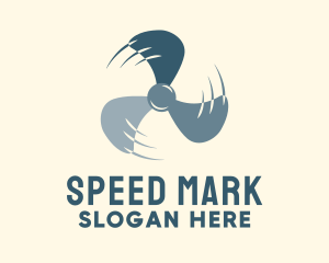 Fast Spinning Propeller logo design