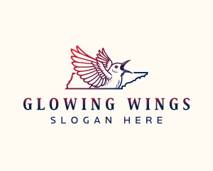 Tennessee Mockingbird Wings logo design